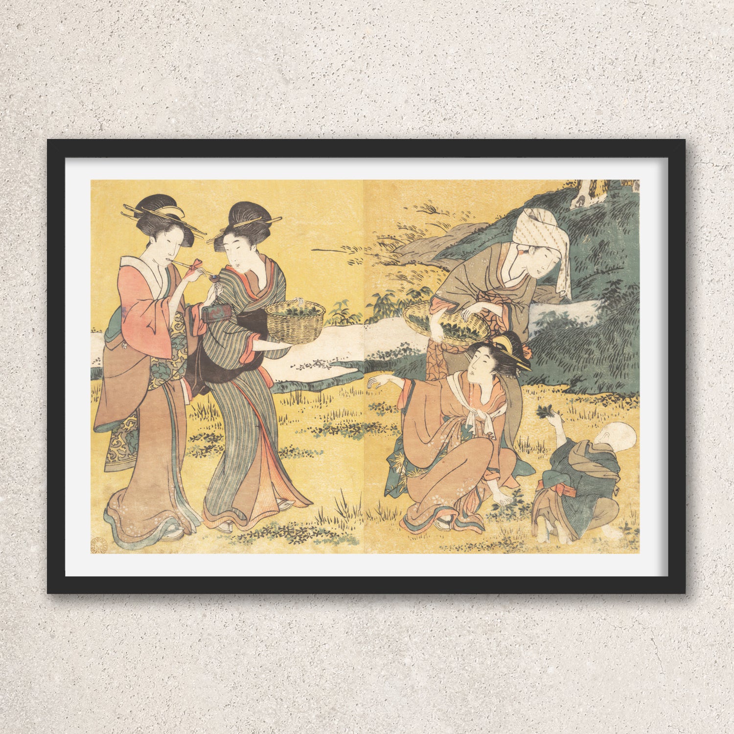 Main image: Japanese Ukiyo-e Art Poster Ukiyo-e Giclée - Kitagawa Utamaro , ― | 50476-001