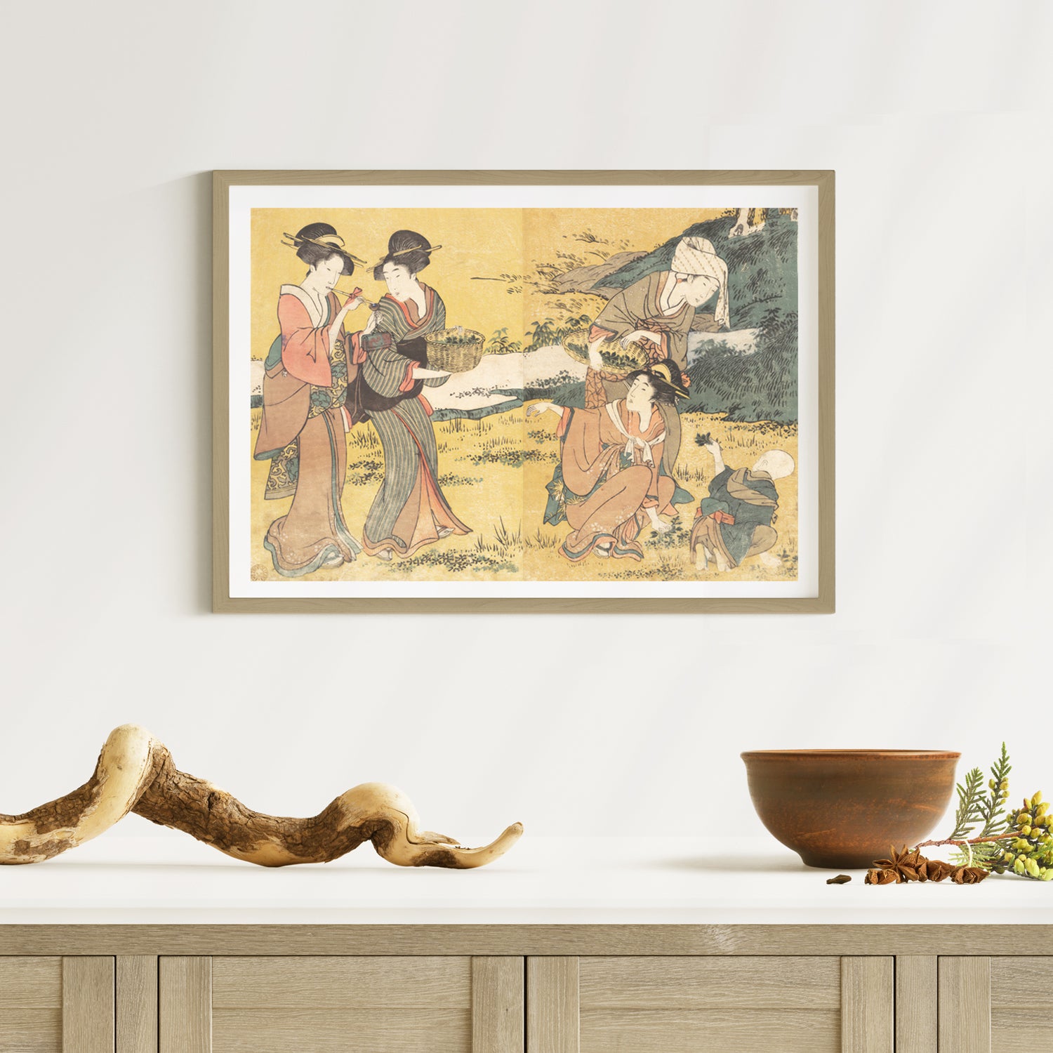 2nd image: Japanese Ukiyo-e Art Poster Ukiyo-e Giclée - Kitagawa Utamaro , ― | 50476-001