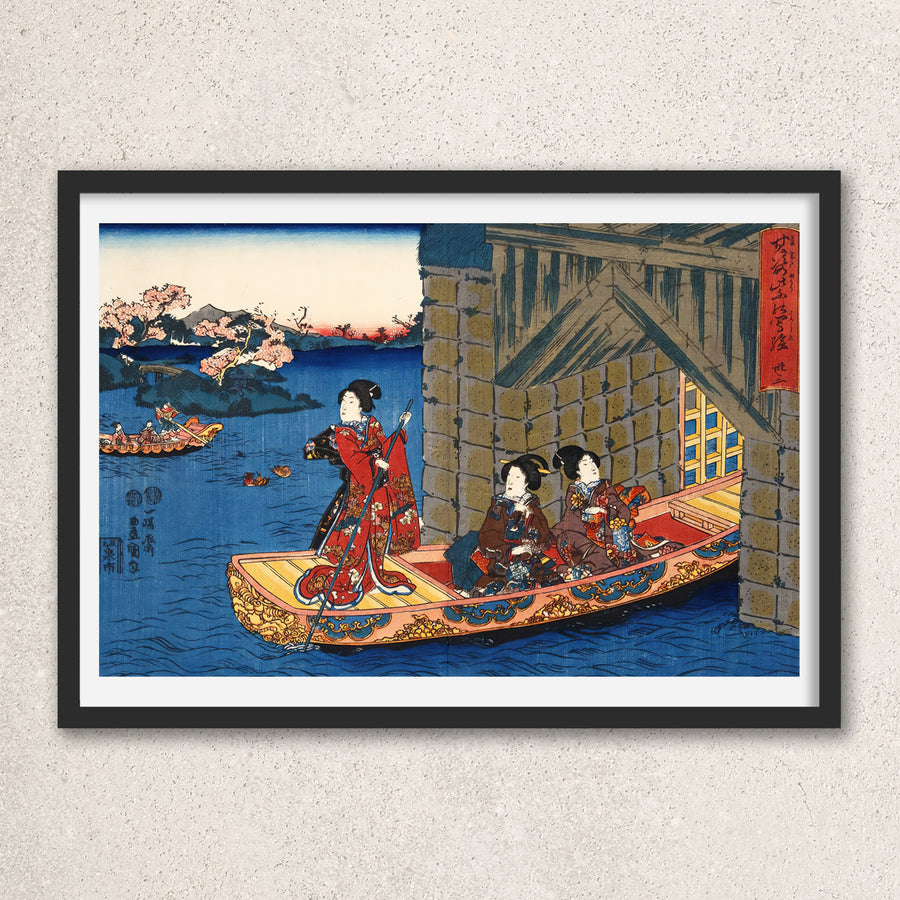 Main image: Japanese Ukiyo-e Art Poster Ukiyo-e Giclée - Utagawa Kunisada , ― | 50518-001