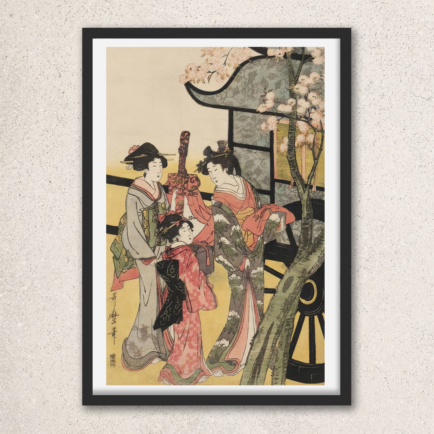 Main image: Japanese Ukiyo-e Art Poster Ukiyo-e Giclée - Kitagawa Utamaro , ― | 50519-001