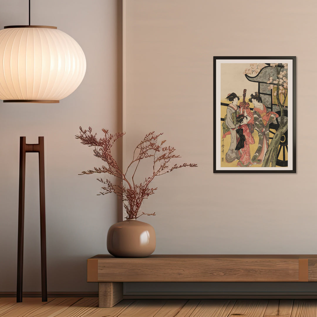 4th image: Japanese Ukiyo-e Art Poster Ukiyo-e Giclée - Kitagawa Utamaro , ― | 50519-001
