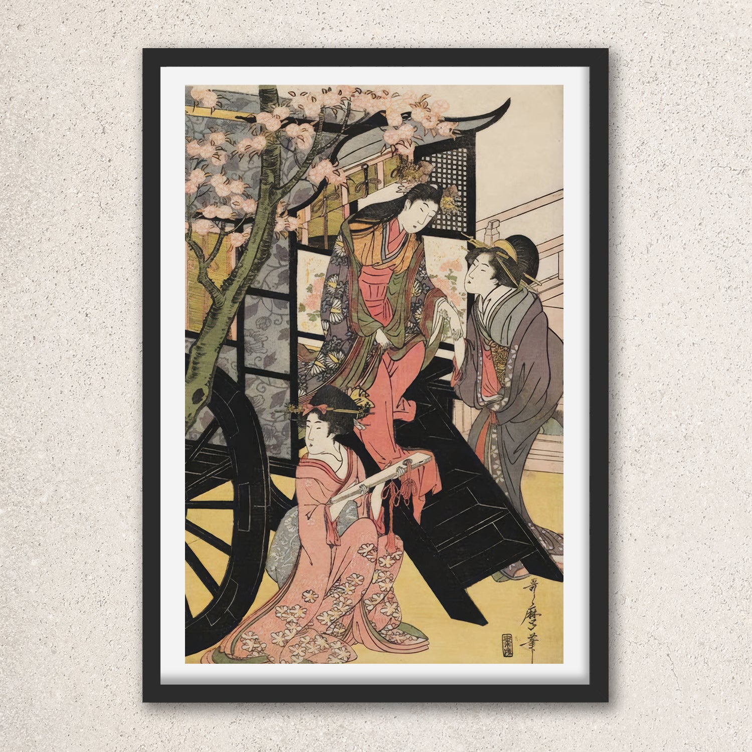 Main image: Japanese Ukiyo-e Art Poster Ukiyo-e Giclée - Kitagawa Utamaro , ― | 50520-001