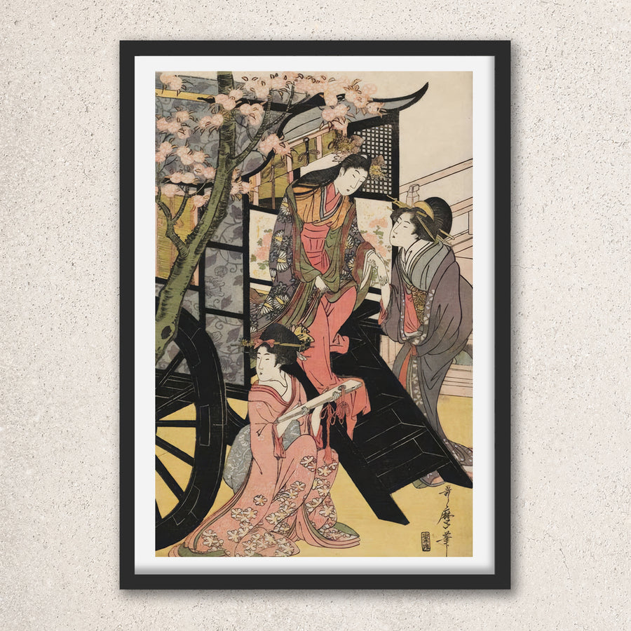 Main image: Japanese Ukiyo-e Art Poster Ukiyo-e Giclée - Kitagawa Utamaro , ― | 50520-001