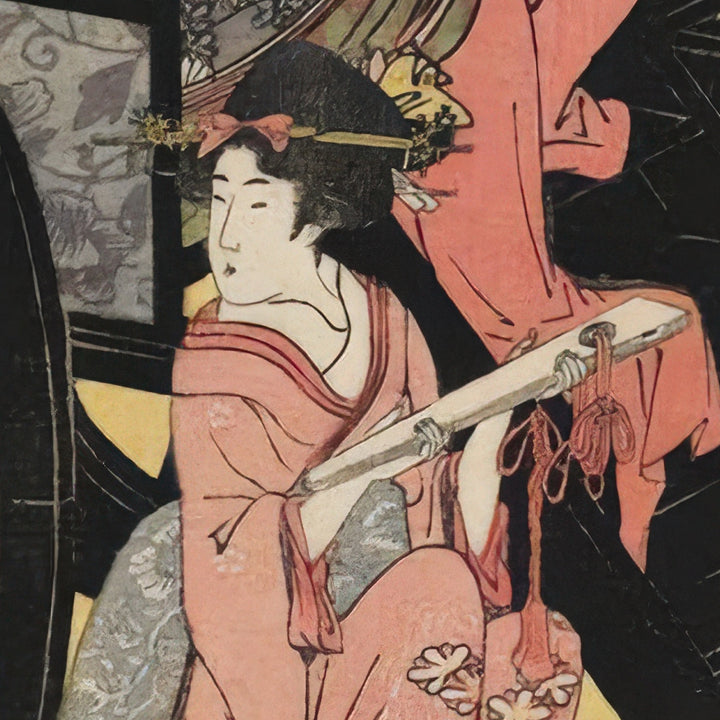 5th image: Japanese Ukiyo-e Art Poster Ukiyo-e Giclée - Kitagawa Utamaro , ― | 50520-001