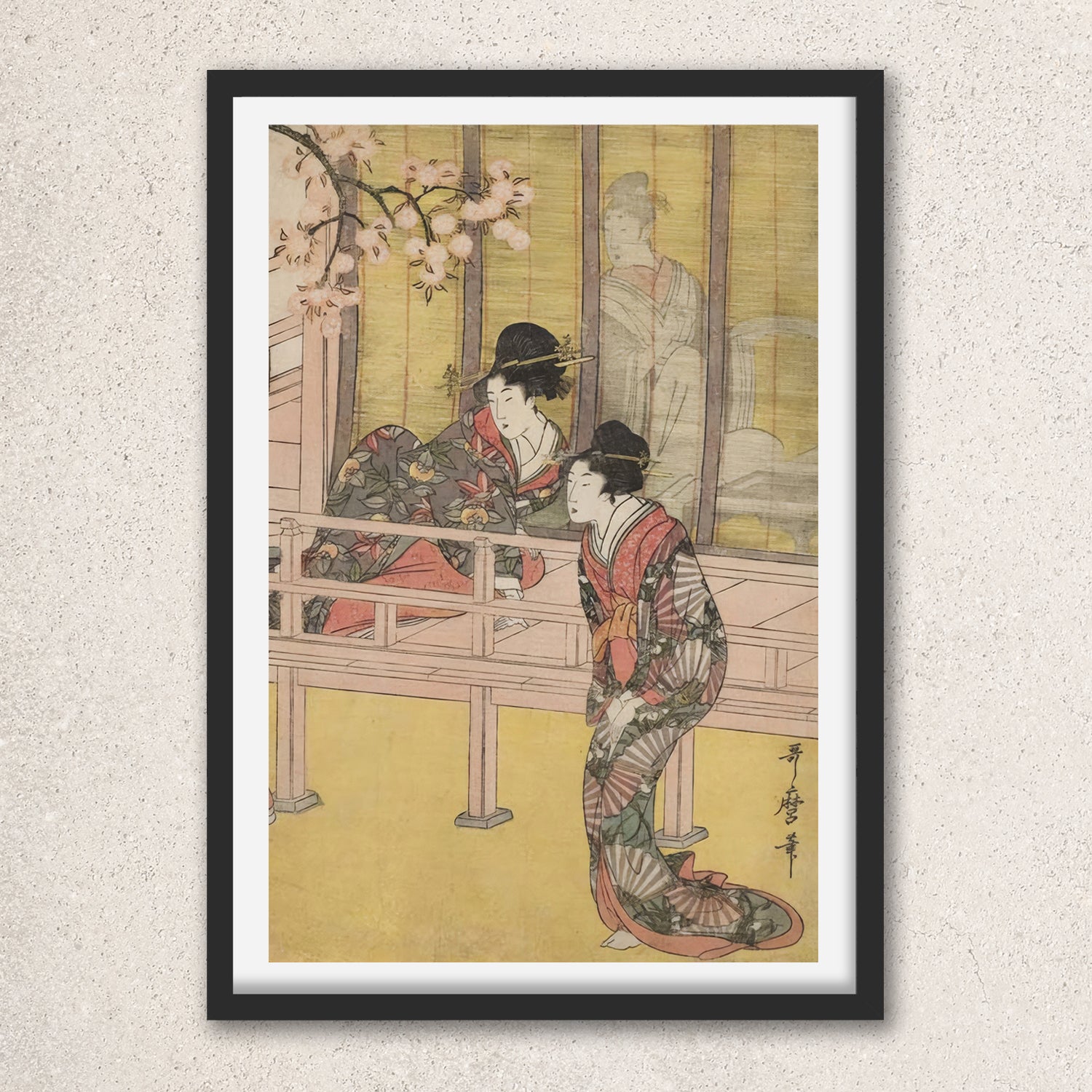 Main image: Japanese Ukiyo-e Art Poster Ukiyo-e Giclée - Kitagawa Utamaro , ― | 50521-001