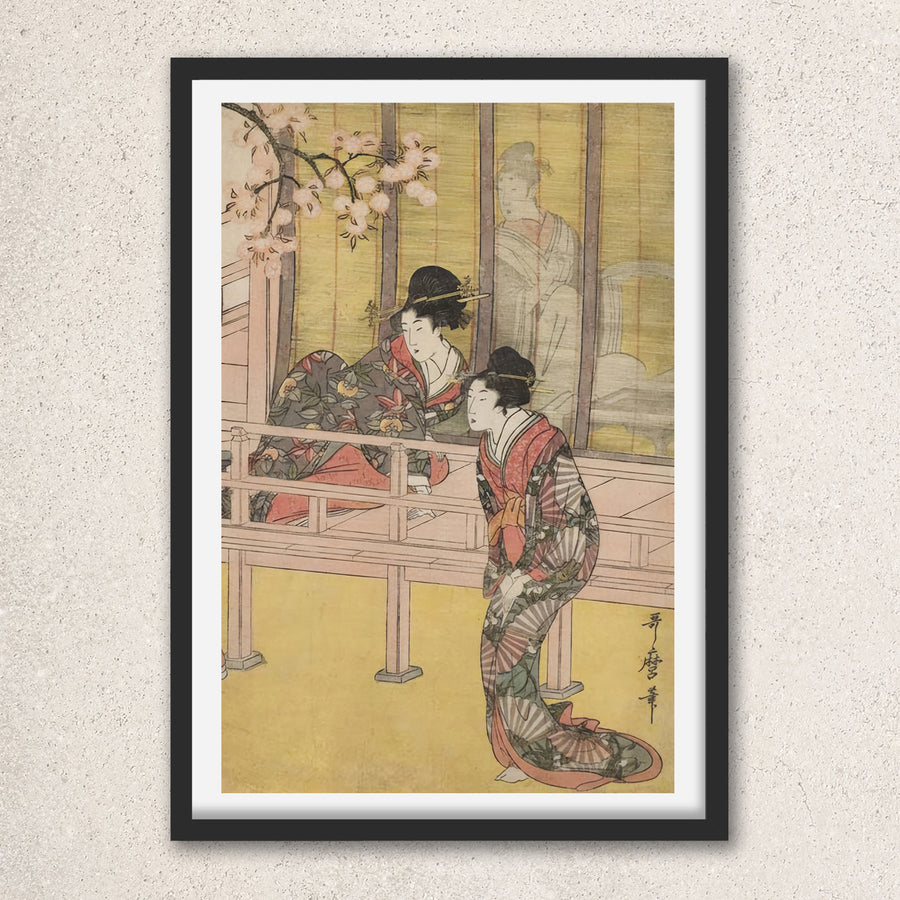 Main image: Japanese Ukiyo-e Art Poster Ukiyo-e Giclée - Kitagawa Utamaro , ― | 50521-001