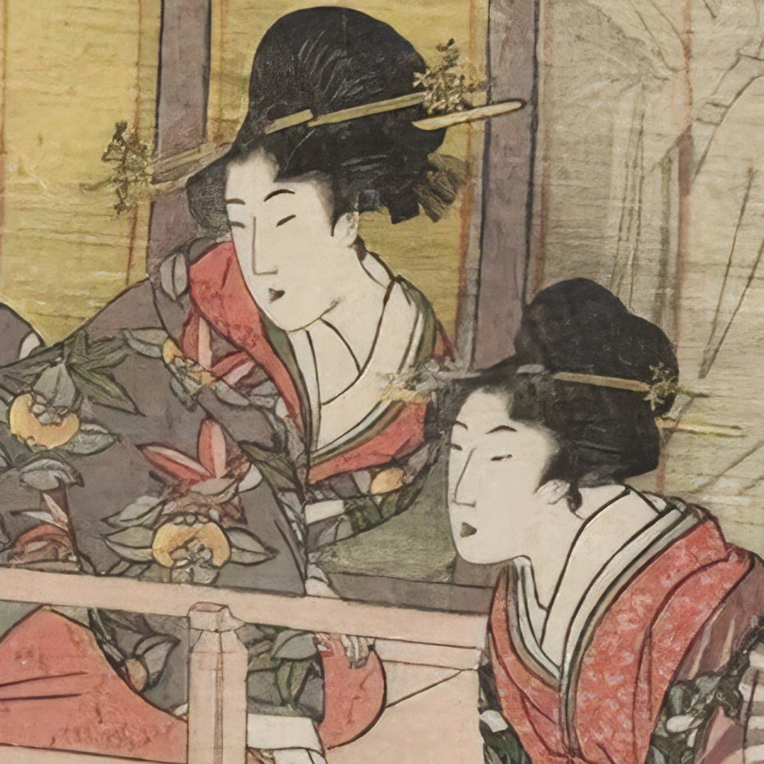 6th image: Japanese Ukiyo-e Art Poster Ukiyo-e Giclée - Kitagawa Utamaro , ― | 50521-001