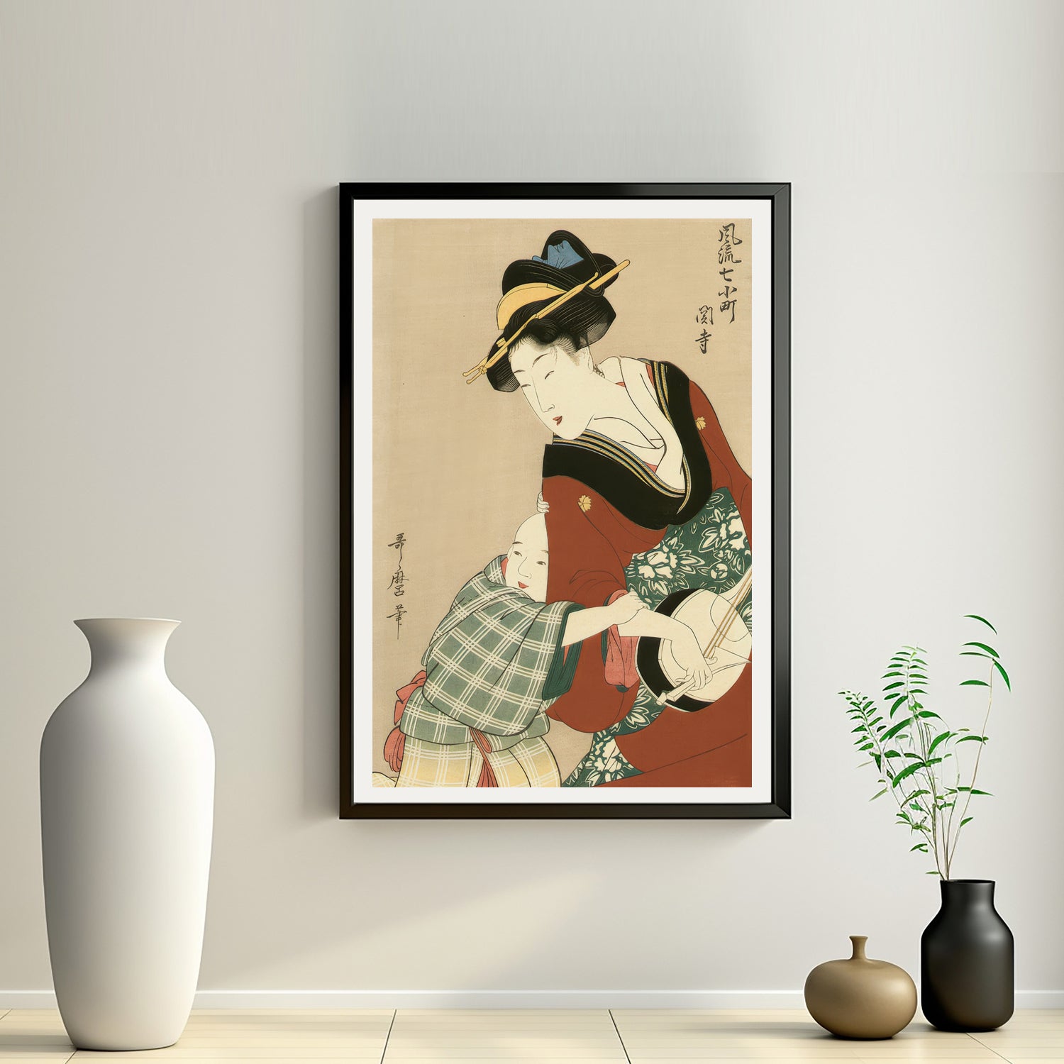 2nd image: Japanese Ukiyo-e Art Poster Ukiyo-e Giclée - Kitagawa Utamaro , ― | 50522-001