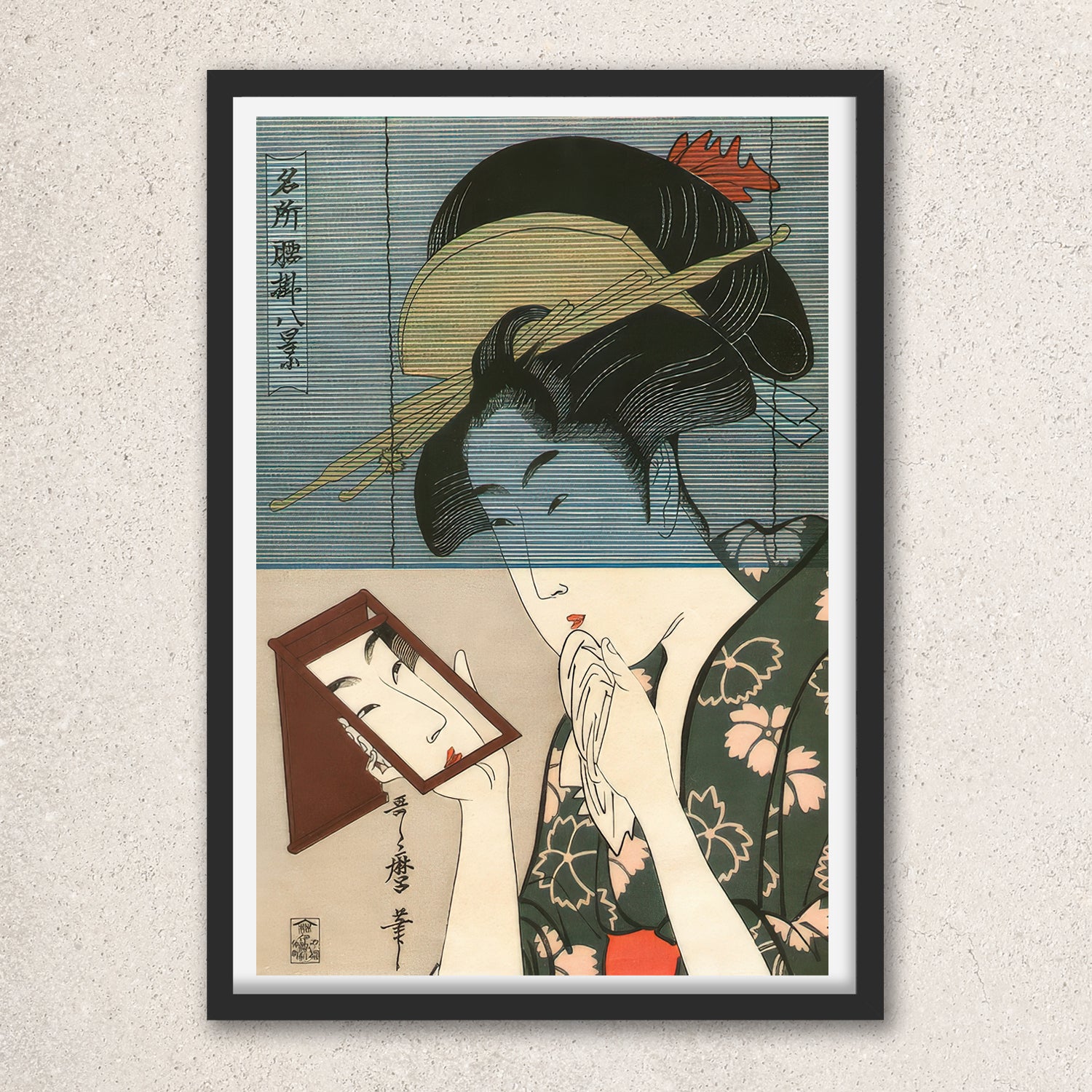 Main image: Japanese Ukiyo-e Art Poster Ukiyo-e Giclée - Kitagawa Utamaro , ― | 50523-001