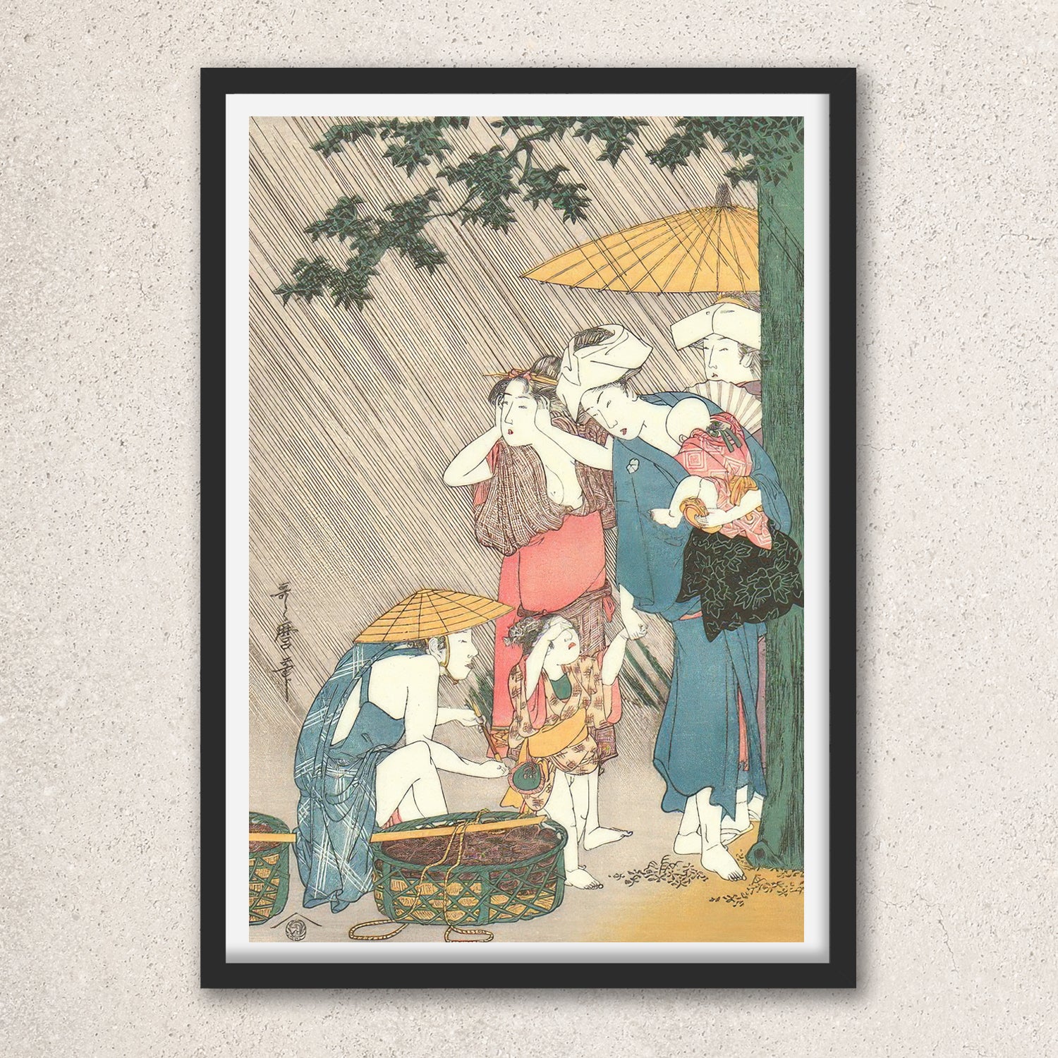 Main image: Japanese Ukiyo-e Art Poster Ukiyo-e Giclée - Kitagawa Utamaro , ― | 50525-001