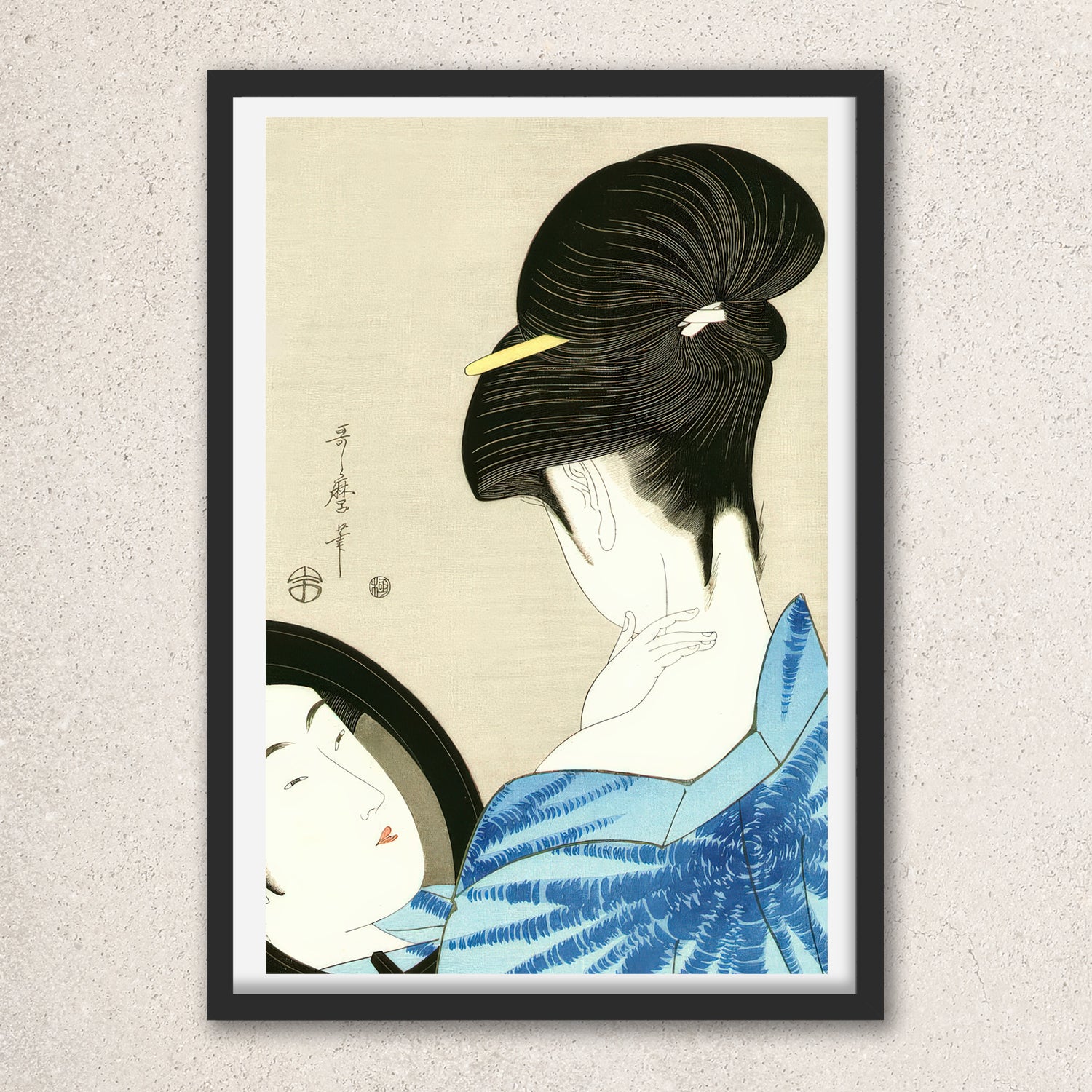 Main image: Japanese Ukiyo-e Art Poster Ukiyo-e Giclée - Kitagawa Utamaro , ― | 50529-001