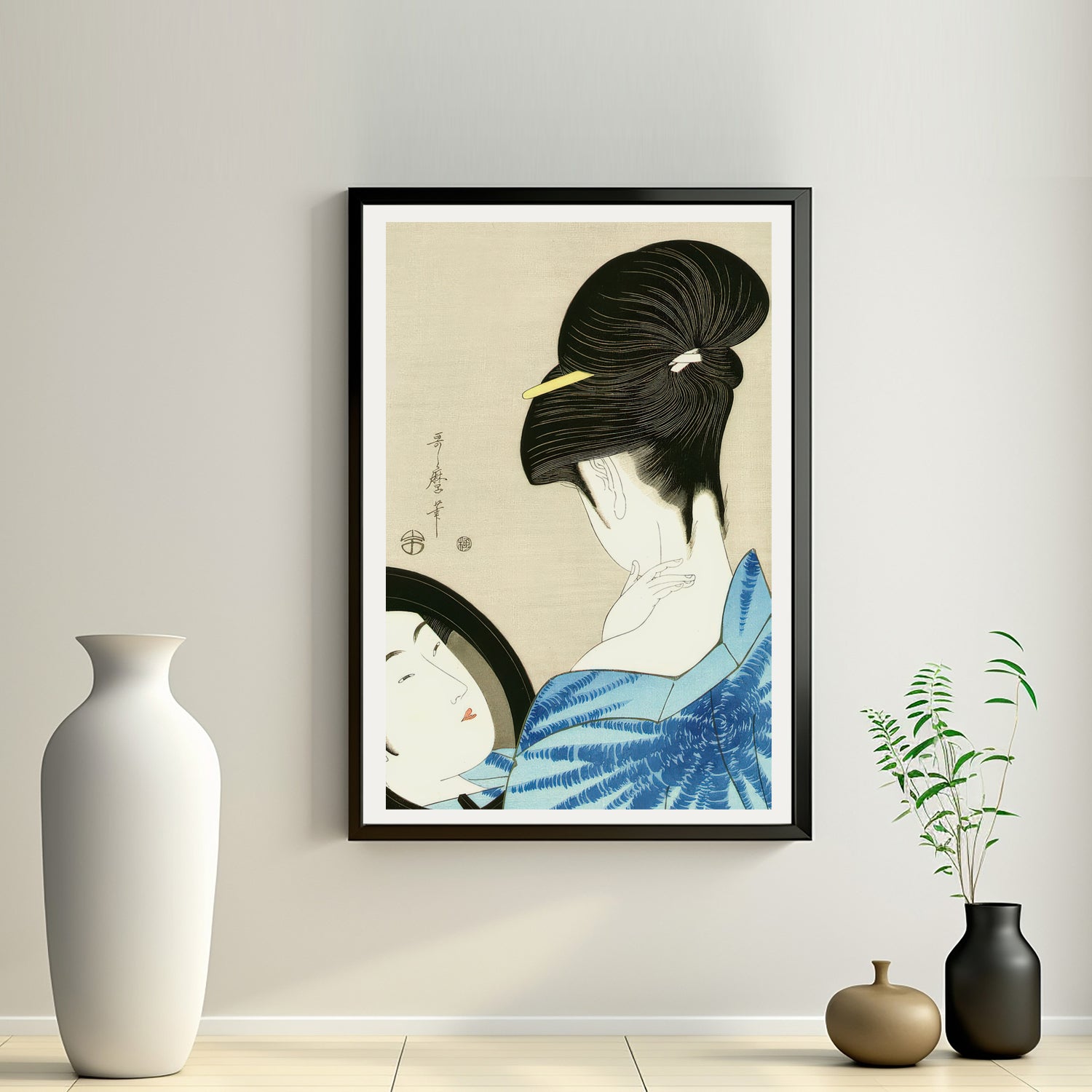2nd image: Japanese Ukiyo-e Art Poster Ukiyo-e Giclée - Kitagawa Utamaro , ― | 50529-001