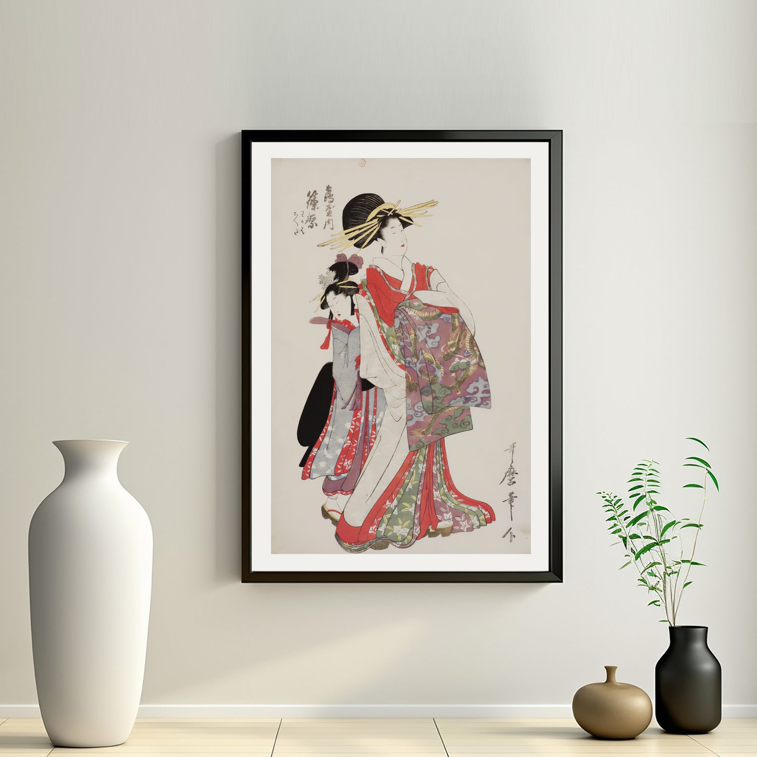 2nd image: Japanese Ukiyo-e Art Poster Ukiyo-e Giclée - Kitagawa Utamaro , ― | 50530-001