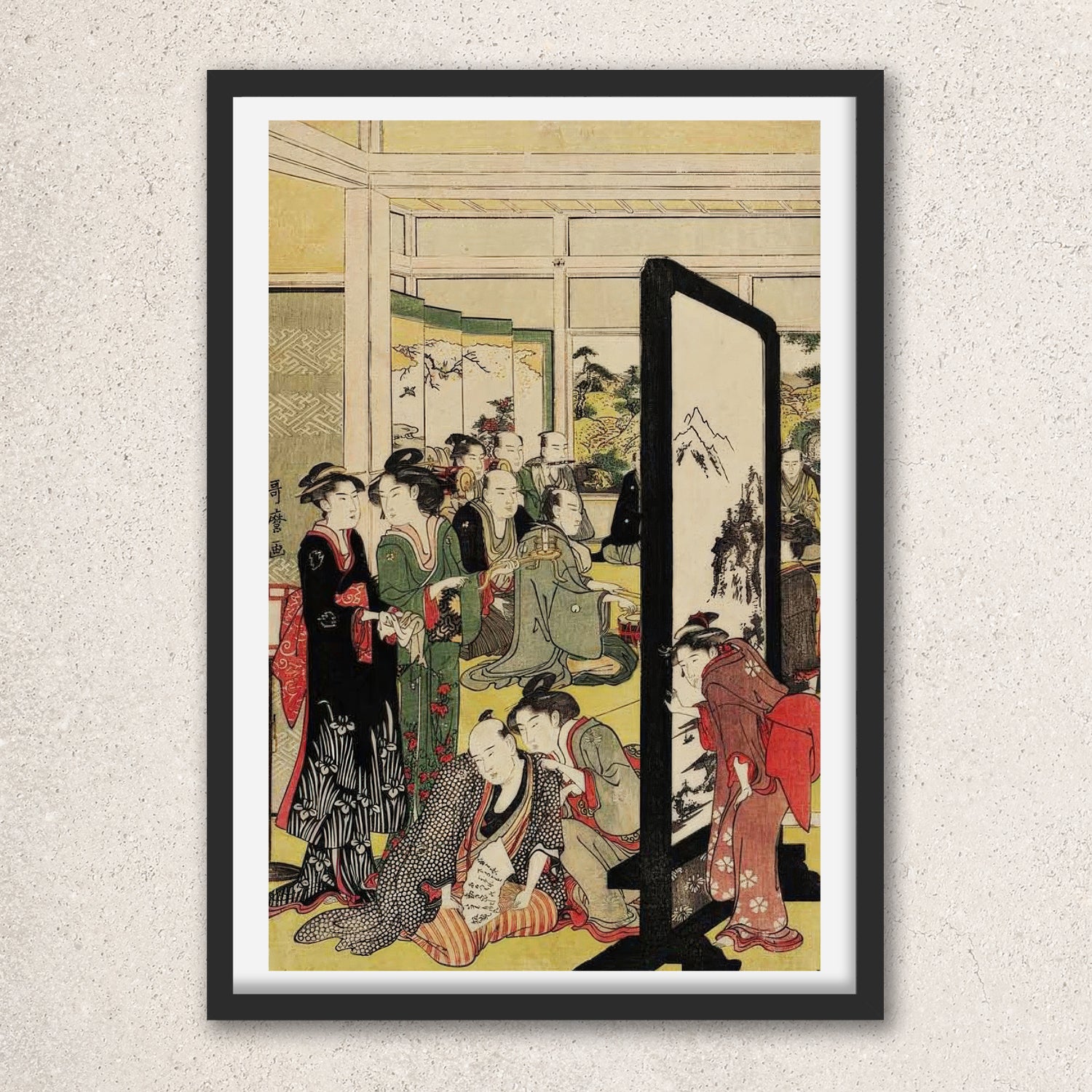 Main image: Japanese Ukiyo-e Art Poster Ukiyo-e Giclée - Kitagawa Utamaro , ― | 50531-001