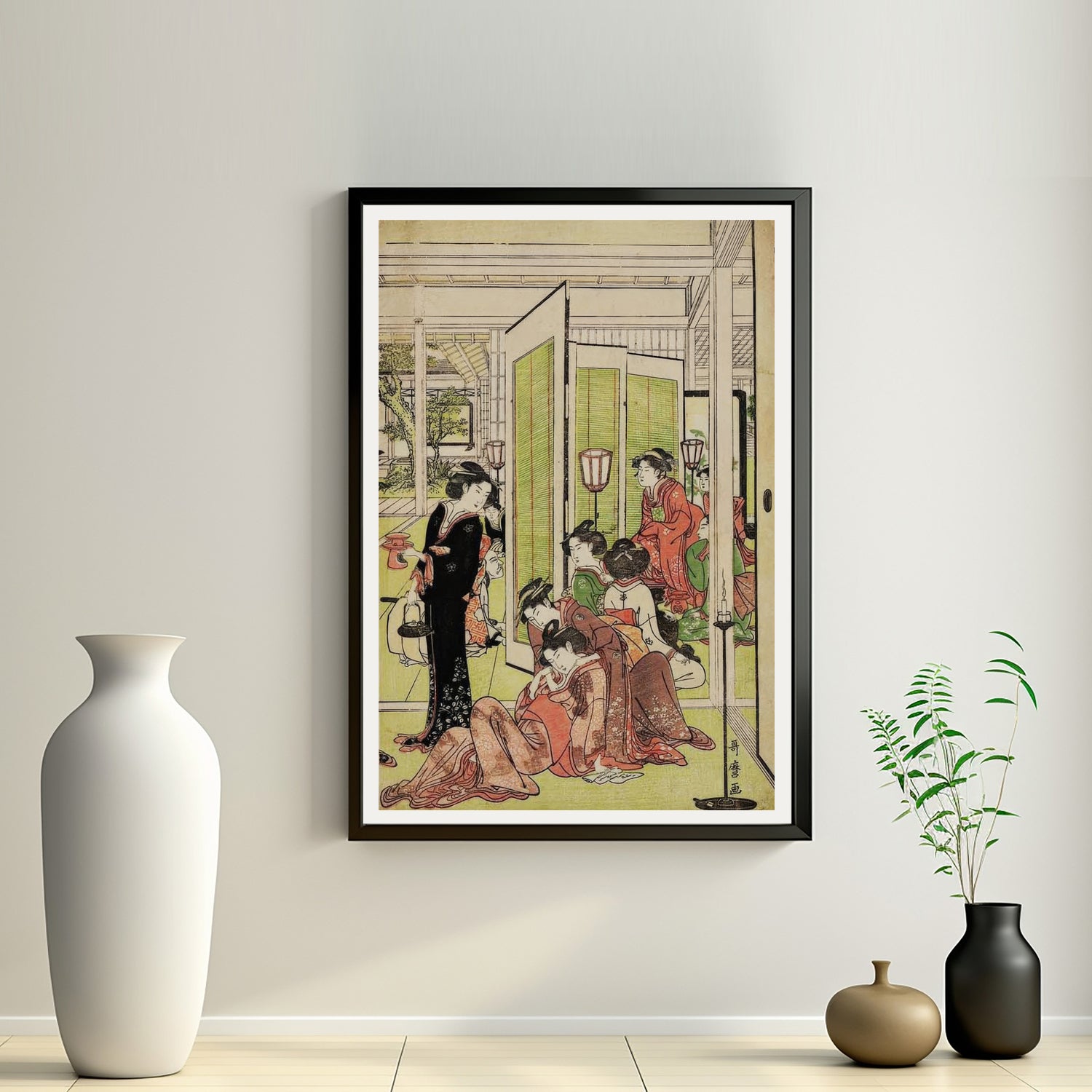 2nd image: Japanese Ukiyo-e Art Poster Ukiyo-e Giclée - Kitagawa Utamaro , ― | 50533-001