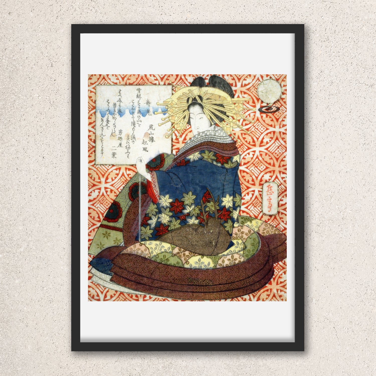 Main image: Japanese Ukiyo-e Art Poster Ukiyo-e Giclée - Gakutei Harunobu , ― | 50553-001