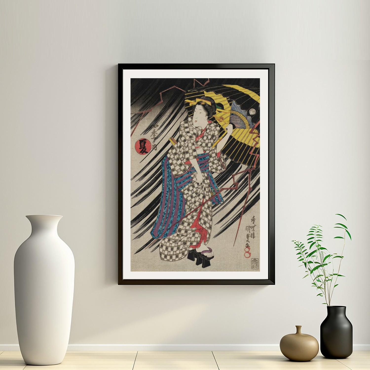 2nd image: Japanese Ukiyo-e Art Poster Ukiyo-e Giclée - Utagawa Kunisada , ― | 50567-001