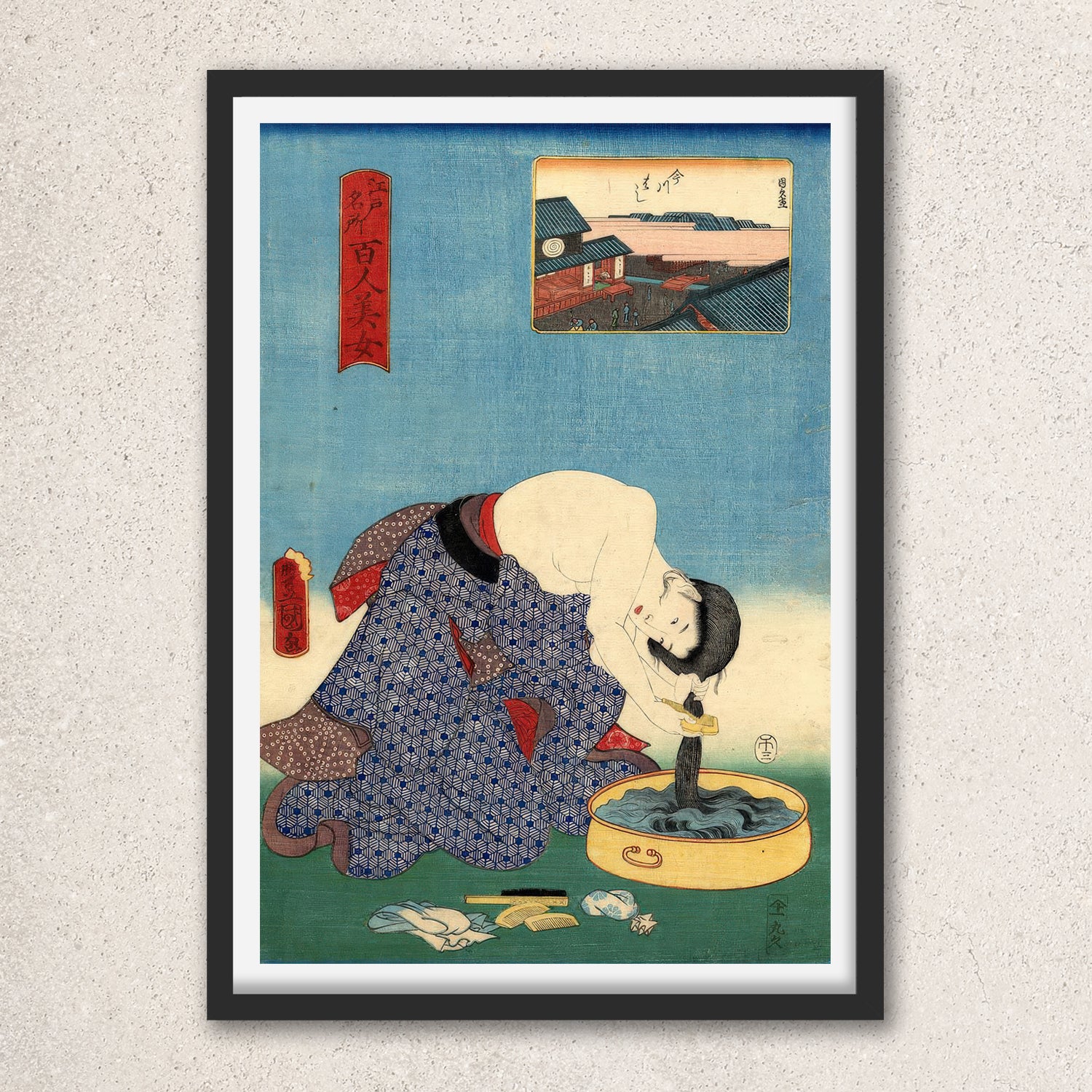 Main image: Japanese Ukiyo-e Art Poster Ukiyo-e Giclée - Utagawa Kunisada , ― | 50569-001
