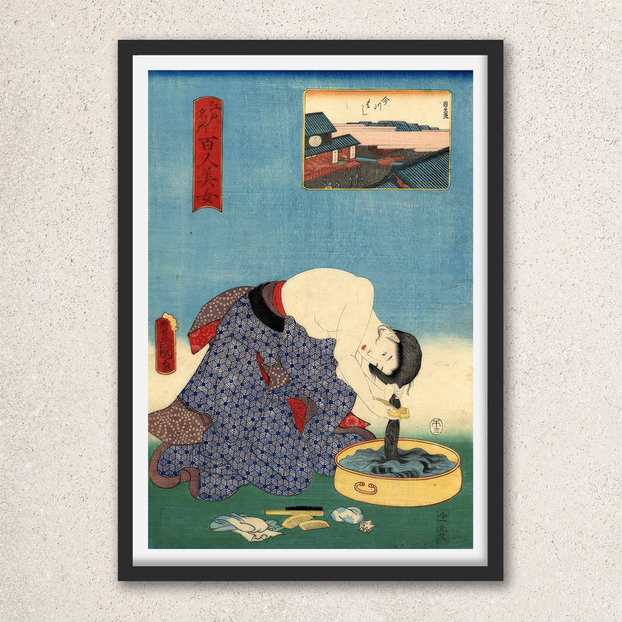 Main image: Japanese Ukiyo-e Art Poster Ukiyo-e Giclée - Utagawa Kunisada , ― | 50569-001