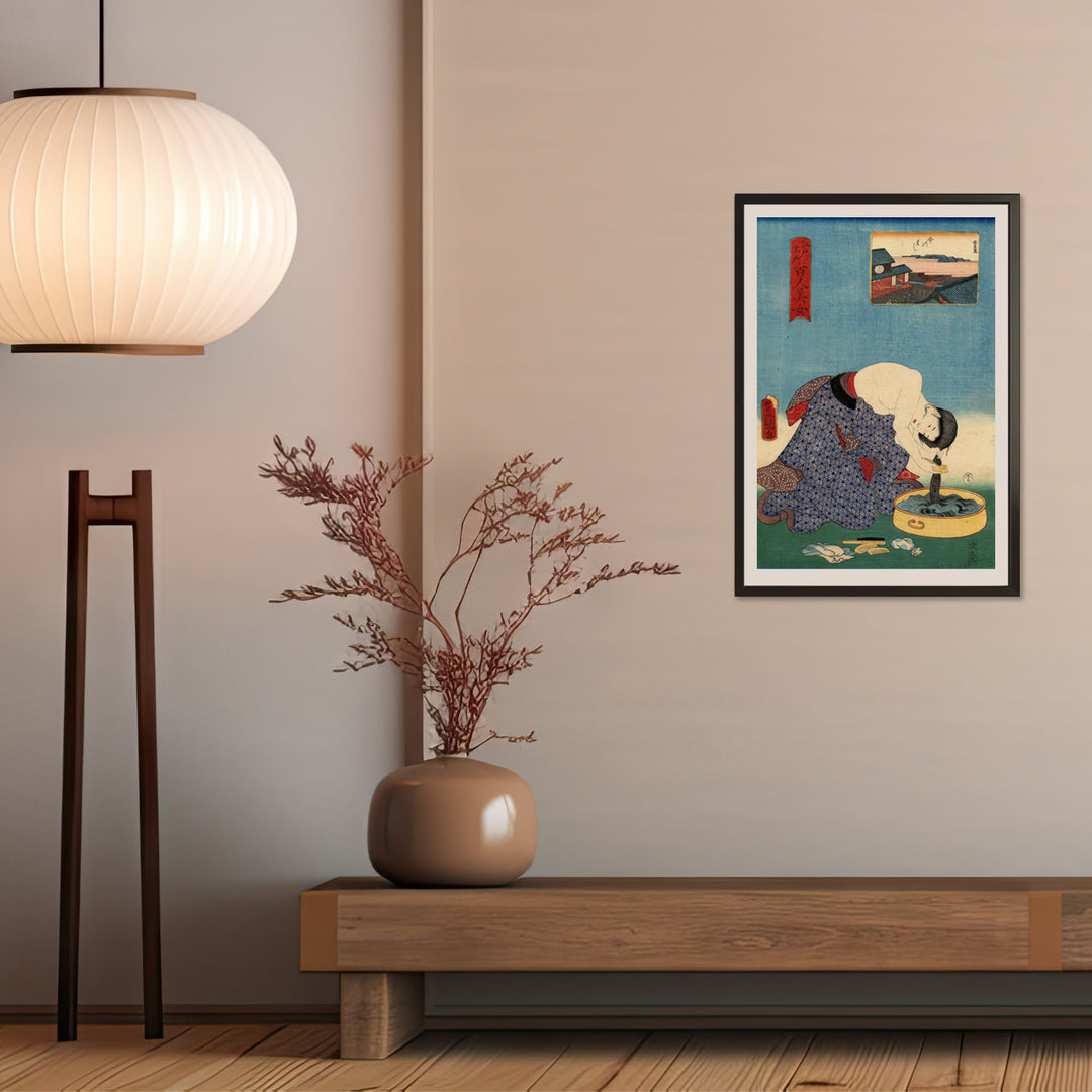4th image: Japanese Ukiyo-e Art Poster Ukiyo-e Giclée - Utagawa Kunisada , ― | 50569-001