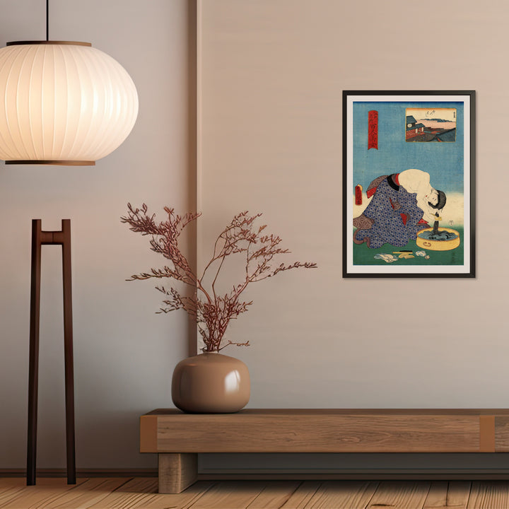 4th image: Japanese Ukiyo-e Art Poster Ukiyo-e Giclée - Utagawa Kunisada , ― | 50569-001