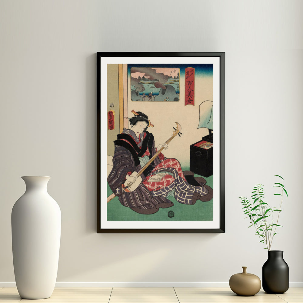 2nd image: Japanese Ukiyo-e Art Poster Ukiyo-e Giclée - Utagawa Kunisada , ― | 50571-001