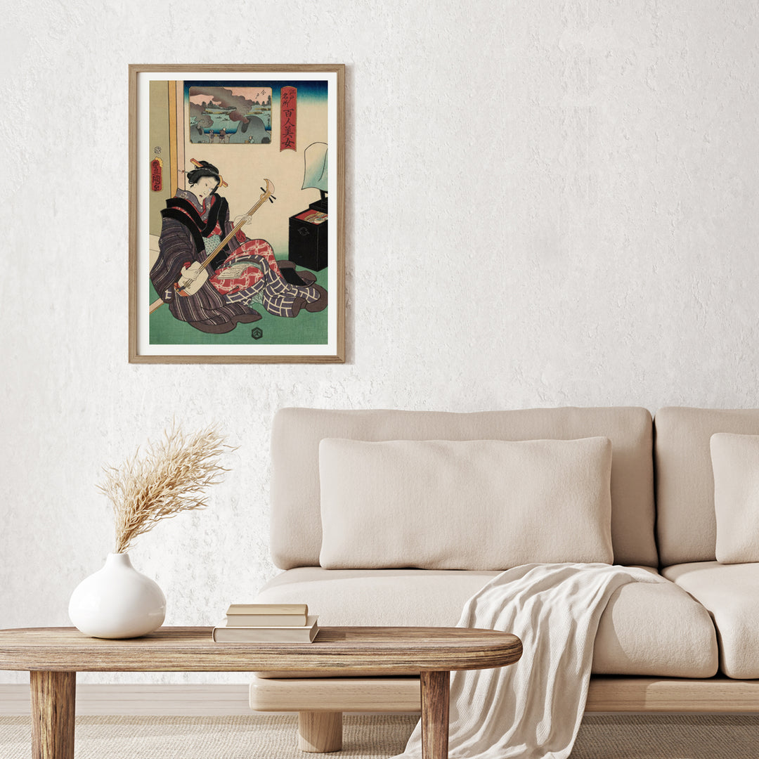 3nd image: Japanese Ukiyo-e Art Poster Ukiyo-e Giclée - Utagawa Kunisada , ― | 50571-001