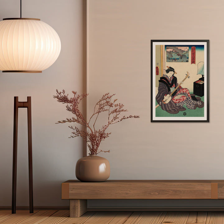 4th image: Japanese Ukiyo-e Art Poster Ukiyo-e Giclée - Utagawa Kunisada , ― | 50571-001