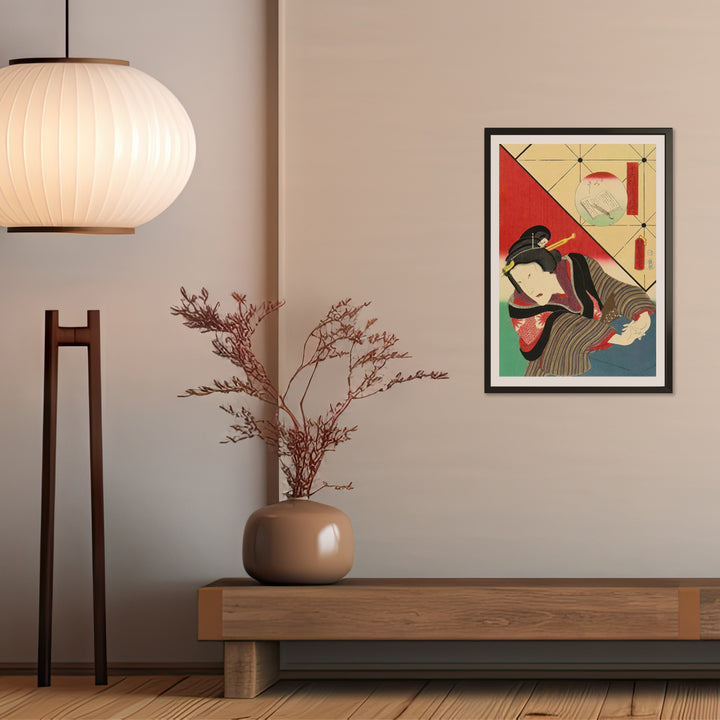 4th image: Japanese Ukiyo-e Art Poster Ukiyo-e Giclée - Utagawa Kunisada , ― | 50572-001
