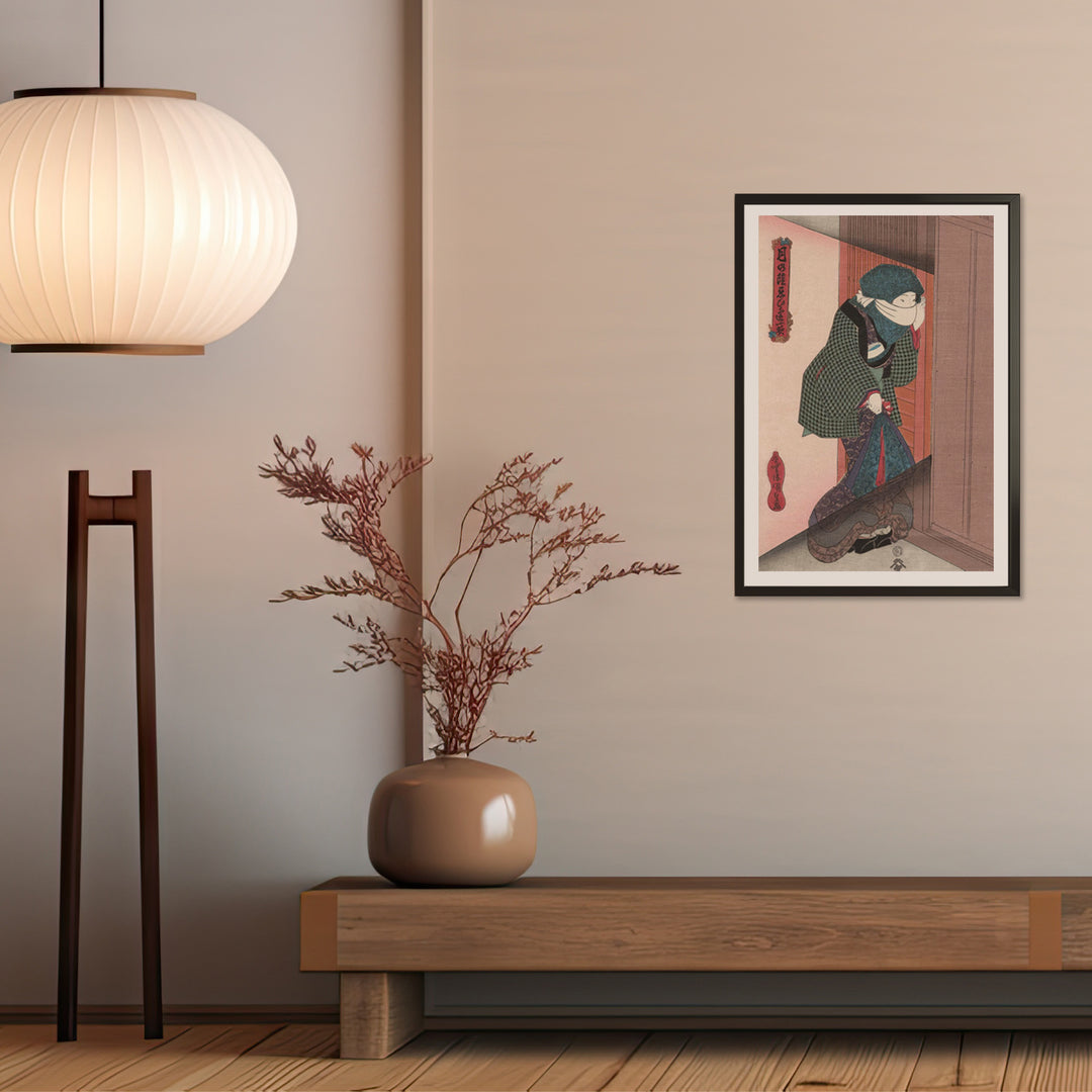 4th image: Japanese Ukiyo-e Art Poster Ukiyo-e Giclée - Utagawa Kunisada , ― | 50574-001