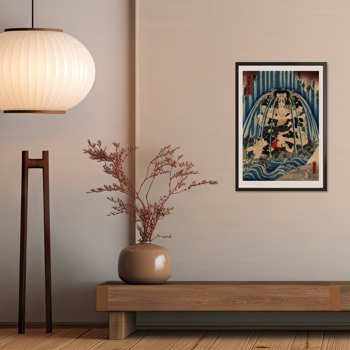 4th image: Japanese Ukiyo-e Art Poster Ukiyo-e Giclée - Utagawa Kunisada , ― | 50576-001