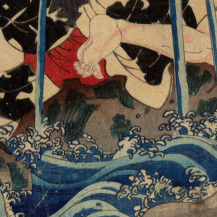 6th image: Japanese Ukiyo-e Art Poster Ukiyo-e Giclée - Utagawa Kunisada , ― | 50576-001