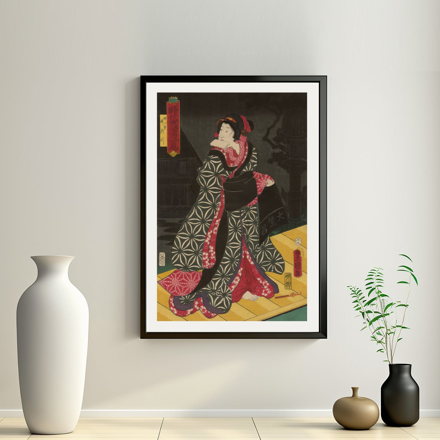 2nd image: Japanese Ukiyo-e Art Poster Ukiyo-e Giclée - Utagawa Kunisada , ― | 50579-001
