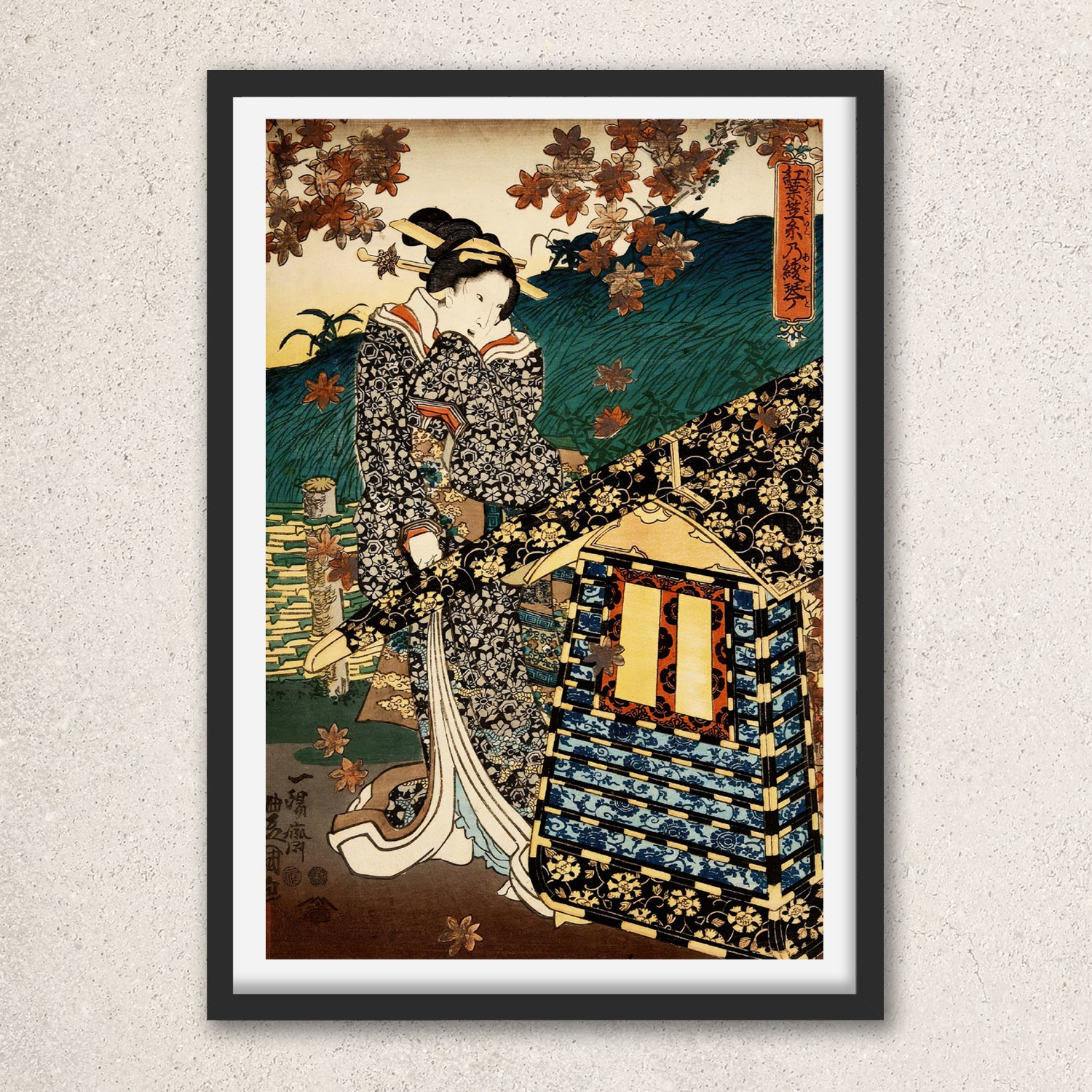 Main image: Japanese Ukiyo-e Art Poster Ukiyo-e Giclée - Utagawa Kunisada , ― | 50580-001