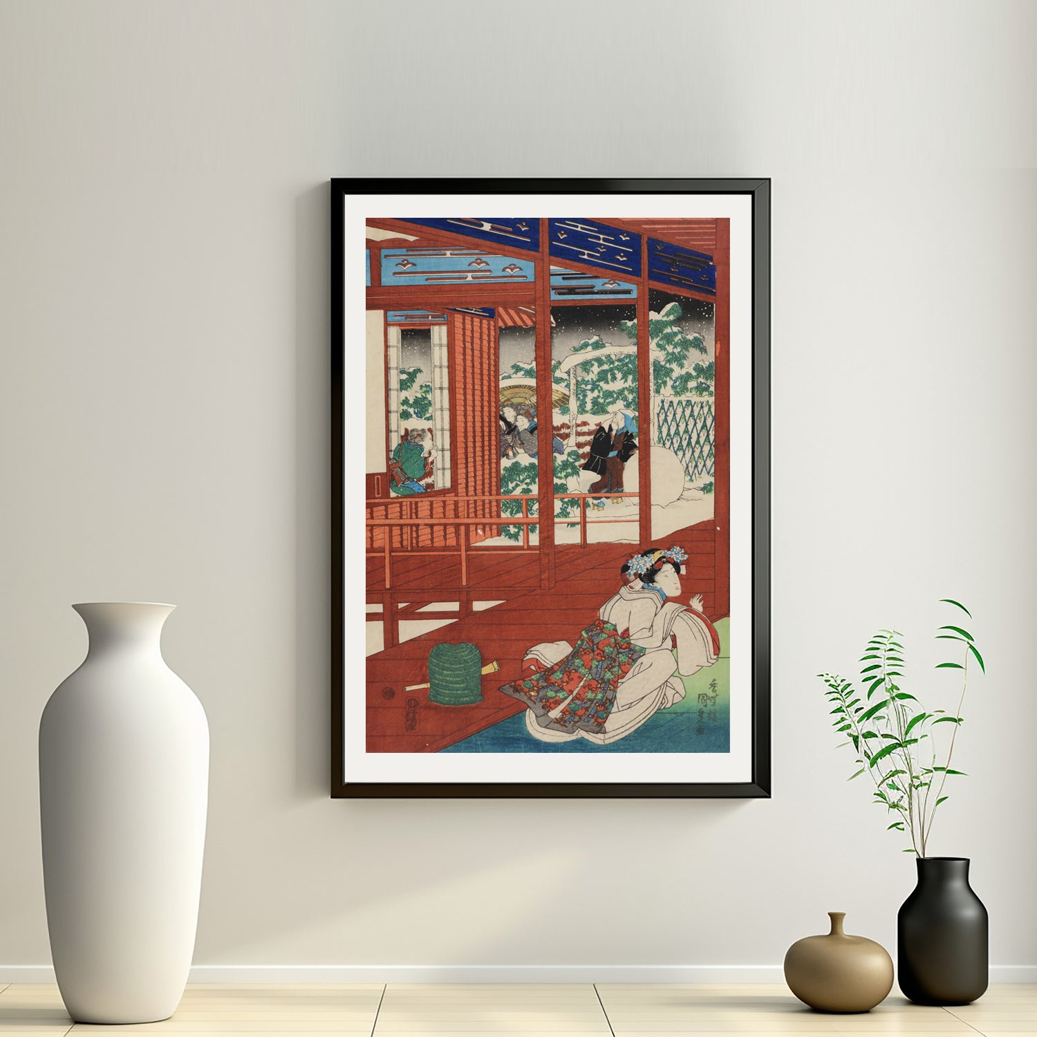 2nd image: Japanese Ukiyo-e Art Poster Ukiyo-e Giclée - Utagawa Kunisada , ― | 50581-001