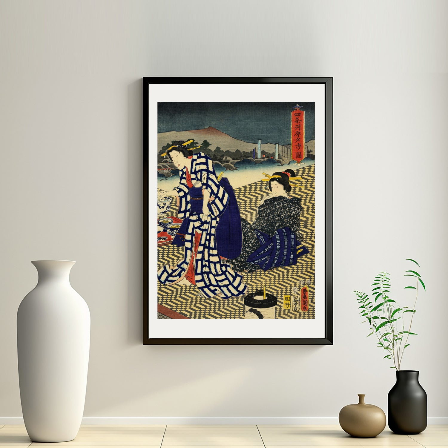 2nd image: Japanese Ukiyo-e Art Poster Ukiyo-e Giclée - Utagawa Kunisada , ― | 50582-001