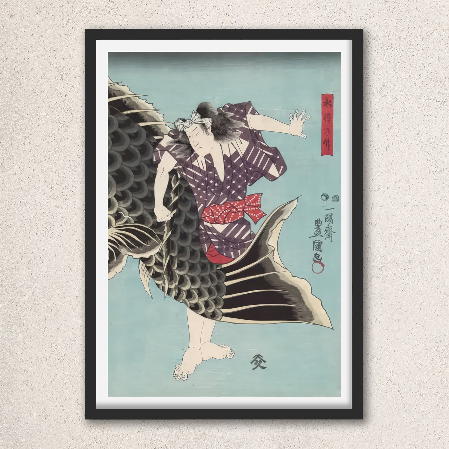 Main image: Japanese Ukiyo-e Art Poster Ukiyo-e Giclée - Utagawa Kunisada , ― | 50584-001