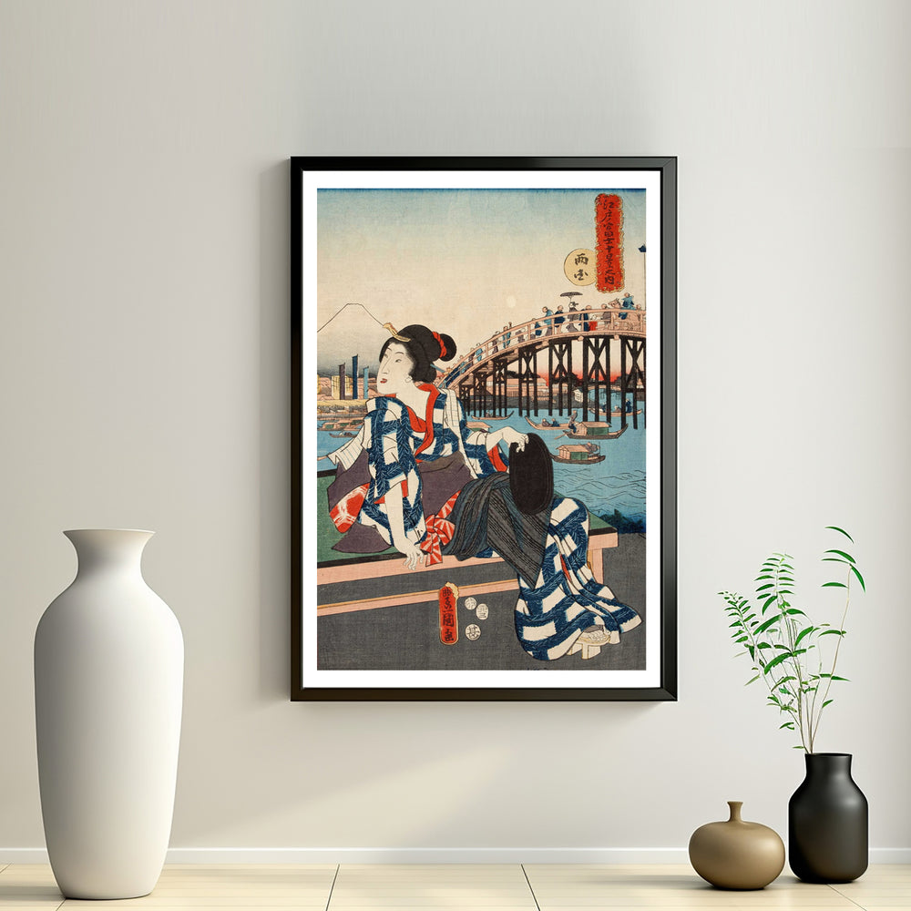 2nd image: Japanese Ukiyo-e Art Poster Ukiyo-e Giclée - Utagawa Kunisada , ― | 50586-001