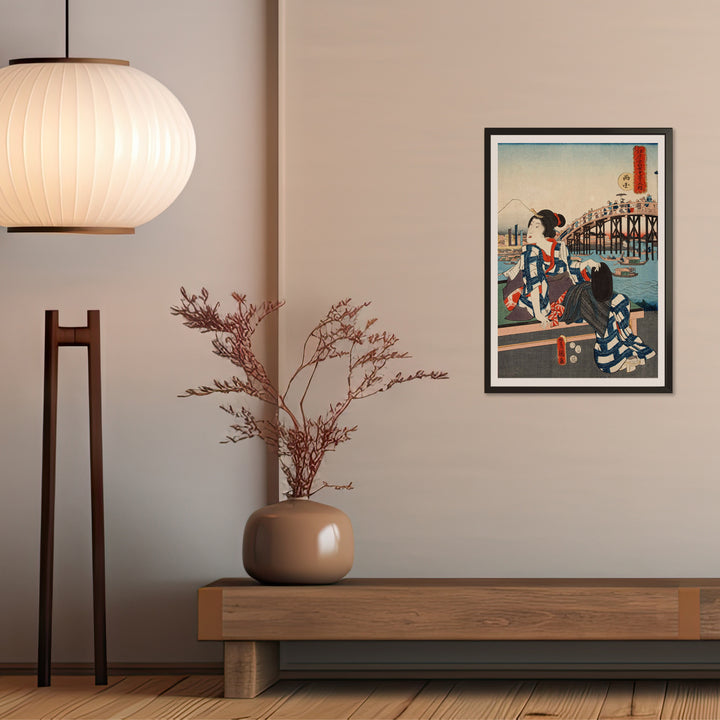 4th image: Japanese Ukiyo-e Art Poster Ukiyo-e Giclée - Utagawa Kunisada , ― | 50586-001