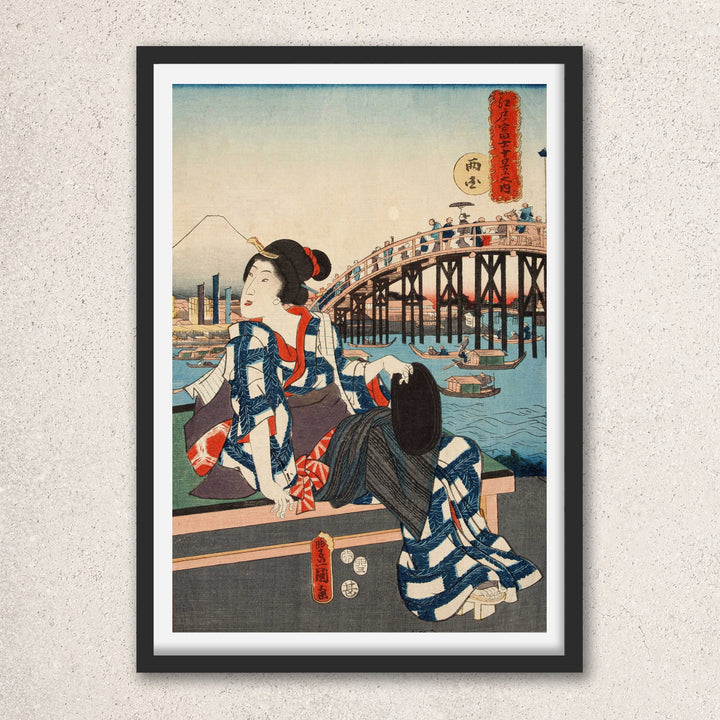Main image: Japanese Ukiyo-e Art Poster Ukiyo-e Giclée - Utagawa Kunisada , ― | 50586-001