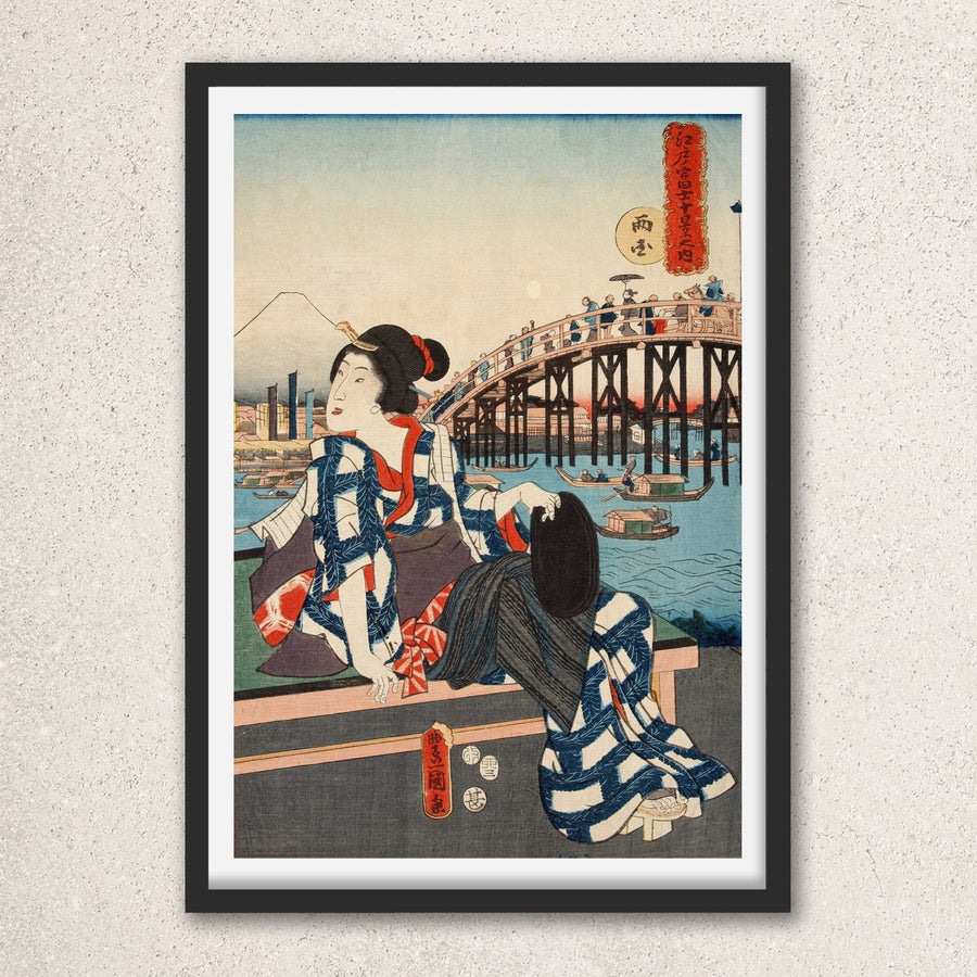 Main image: Japanese Ukiyo-e Art Poster Ukiyo-e Giclée - Utagawa Kunisada , ― | 50586-001