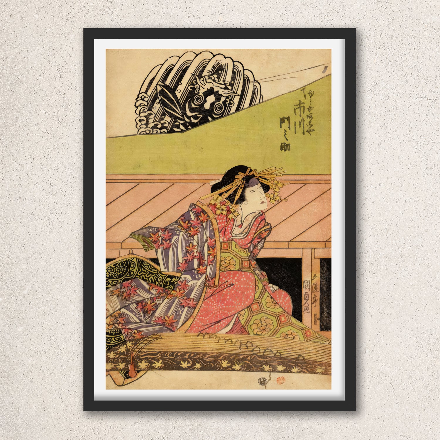 Main image: Japanese Ukiyo-e Art Poster Ukiyo-e Giclée - Utagawa Kunisada , ― | 50587-001