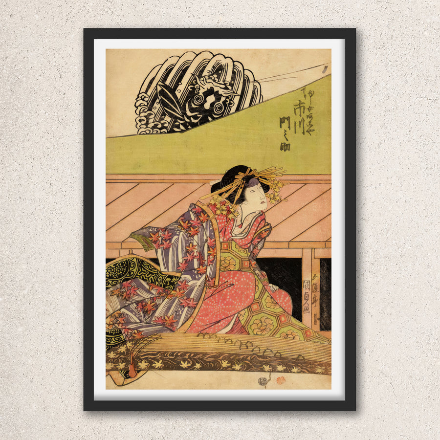 Main image: Japanese Ukiyo-e Art Poster Ukiyo-e Giclée - Utagawa Kunisada , ― | 50587-001