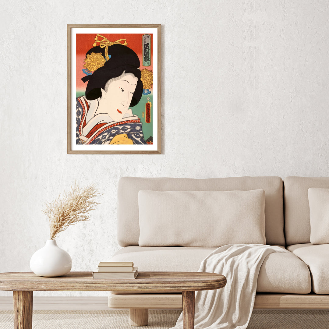 3nd image: Japanese Ukiyo-e Art Poster Ukiyo-e Giclée - Utagawa Kunisada , ― | 50588-001