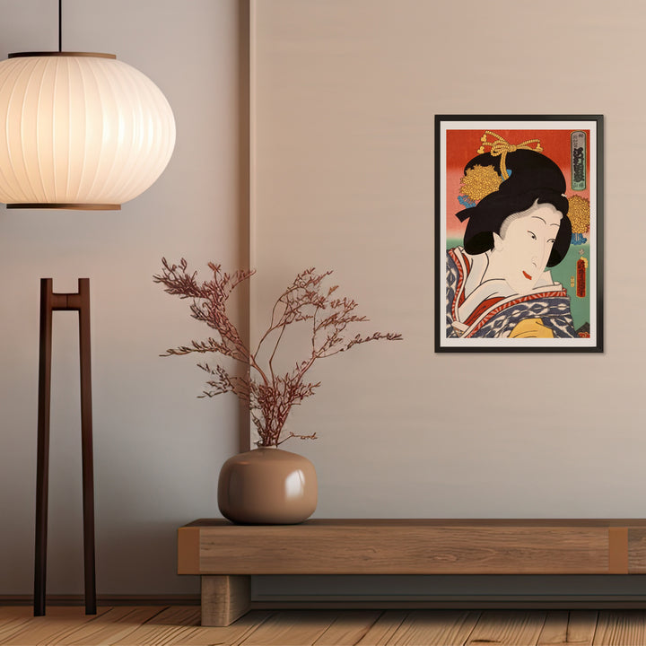 4th image: Japanese Ukiyo-e Art Poster Ukiyo-e Giclée - Utagawa Kunisada , ― | 50588-001