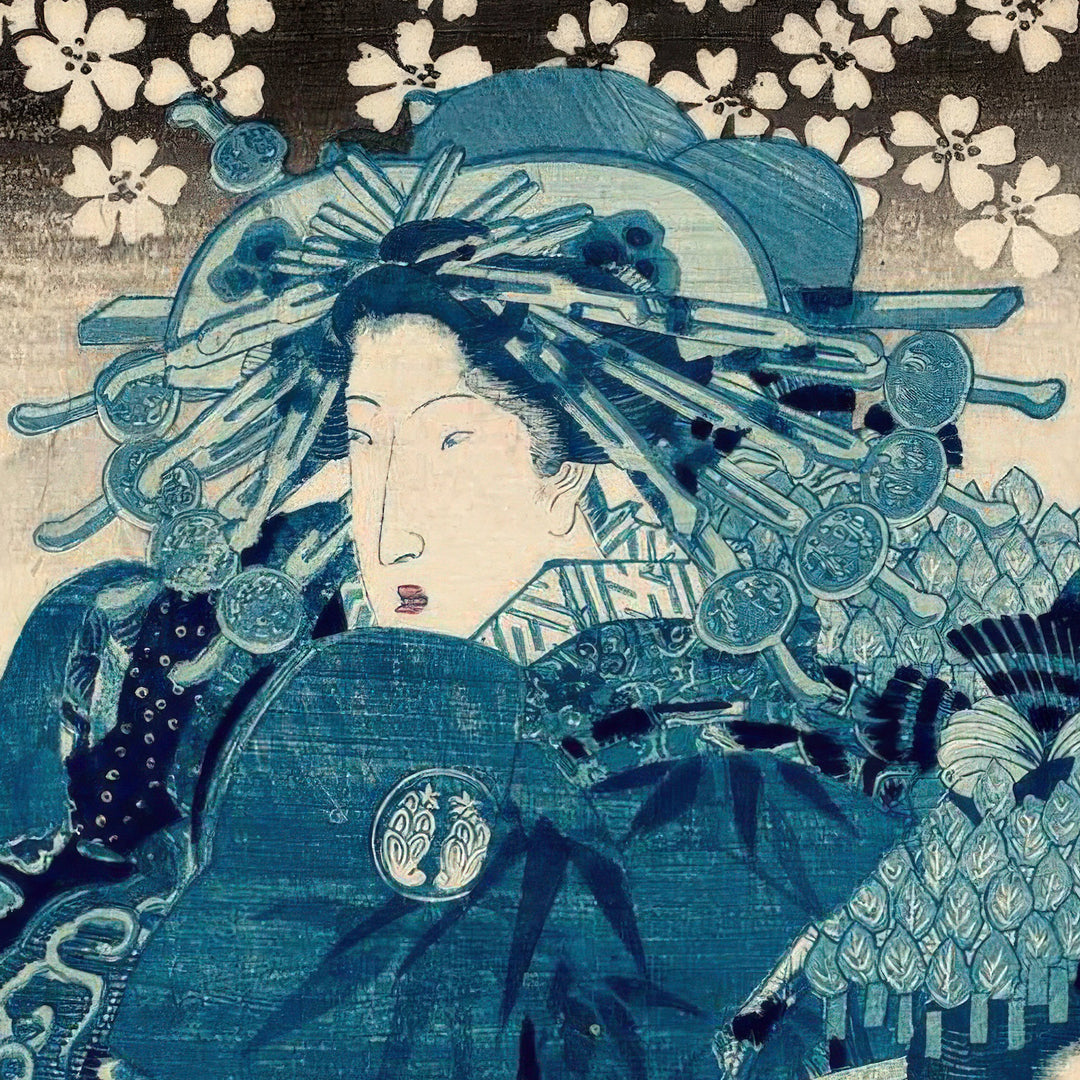 5th image: Japanese Ukiyo-e Art Poster Ukiyo-e Giclée - Utagawa Kunisada , ― | 50590-001