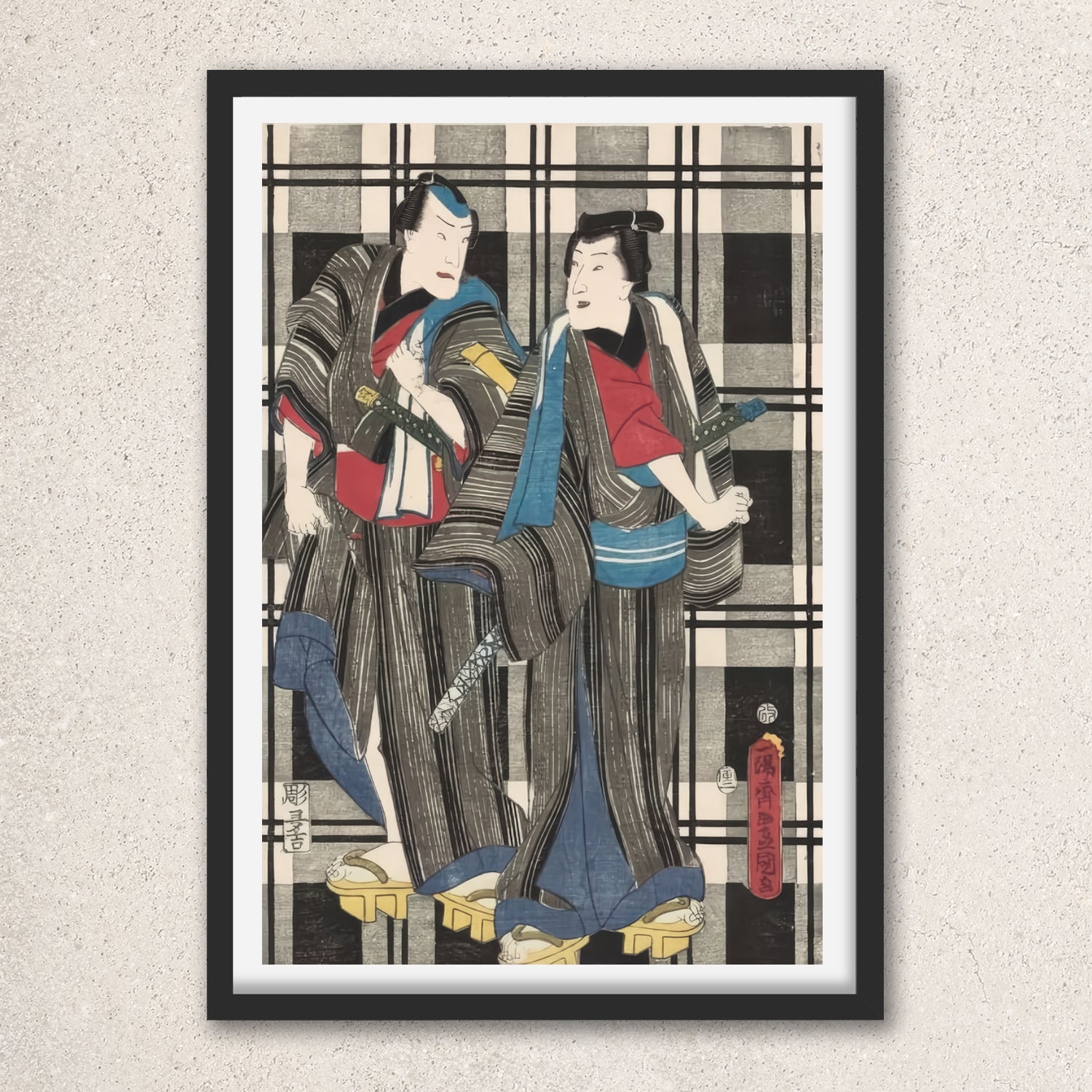 Main image: Japanese Ukiyo-e Art Poster Ukiyo-e Giclée - Utagawa Kunisada , ― | 50592-001