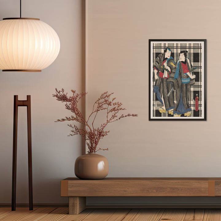 4th image: Japanese Ukiyo-e Art Poster Ukiyo-e Giclée - Utagawa Kunisada , ― | 50592-001