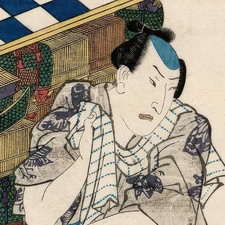 5th image: Japanese Ukiyo-e Art Poster Ukiyo-e Giclée - Utagawa Kunisada , ― | 50595-001