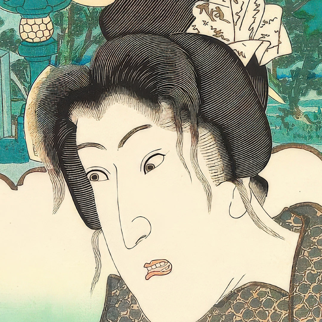 5th image: Japanese Ukiyo-e Art Poster Ukiyo-e Giclée - Utagawa Kunisada , ― | 50599-001